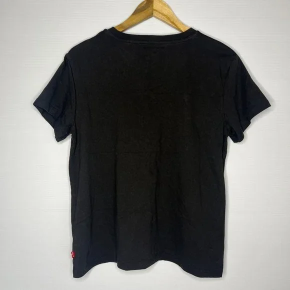 COPY - Levi's T-Shirt Mens Size Medium M V Style Logo Embroidered Short Sleeve … - Picture 5 of 6